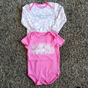 2 CK bodysuits
